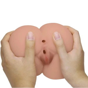 CRAZY BULL - BERNACE ASS VIBRATOR WITH REALISTIC VAGINA AND ANUS FLESH REMOTE CONTROL